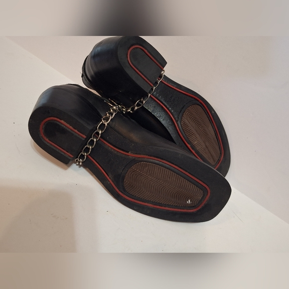 Dingo Women Black Leather Ankle Boots Strap & Silver Buckle Western Size 7.5 - Picture 7 of 10